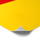 ドイツ国旗の品質 ポスター (角)