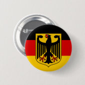ドイツ国旗の品質 缶バッジ (正面&裏面)