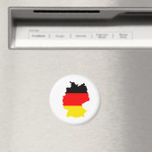 ドイツ国旗の地図のフルサイズ マグネット (インサイチュ (食洗機))