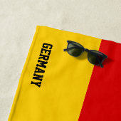 ドイツ国旗の壮麗な愛国心 ビーチタオル (インサイチュ)