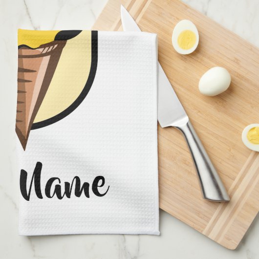 ドイツ国旗の夏アイスクリーム キッチンタオル (四つ折り)