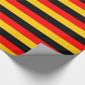 ドイツ国旗の折り返し紙 ラッピングペーパー (角)