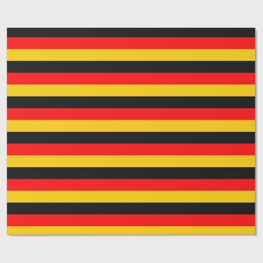 ドイツ国旗の折り返し紙 ラッピングペーパー (フラット)