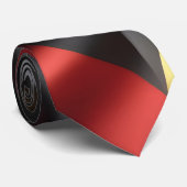 ドイツ国旗の絹の風合い ネクタイ (ロール)