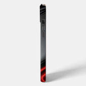 ドイツ国旗の絹の風合い Case-Mate iPhoneケース (裏面 / 左)