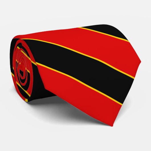 ドイツ国旗の色エレガント ネクタイ (ロール)