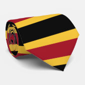 ドイツ国旗の色ストライプとEdelweiss ネクタイ (ロール)
