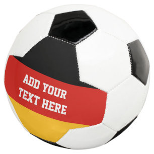 ドイツ国旗の色+アイディア サッカーボール