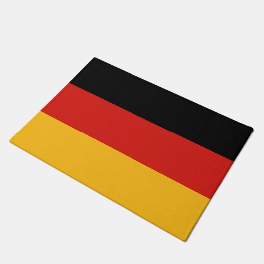 ドイツ国旗の色+アイディア ドアマット (アングル)