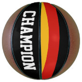 ドイツ国旗の色+アイディア バスケットボール (縦)