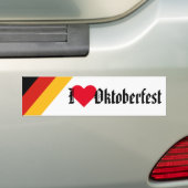 ドイツ国旗の色+アイディア バンパーステッカー (車上)