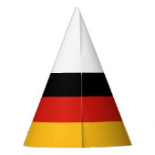 ドイツ国旗の色+アイディア パーティーハット (裏面)