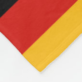 ドイツ国旗の色+アイディア フリースブランケット (角)