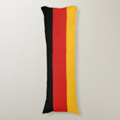 ドイツ国旗の色+アイディア ボディピロー (正面縦)