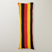 ドイツ国旗の色+アイディア ボディピロー (正面縦)