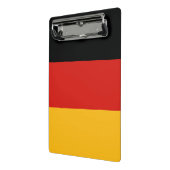 ドイツ国旗の色+アイディア ミニクリップボード (アングル2)