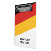 ドイツ国旗の色+アイディア ミニクリップボード (アングル2)