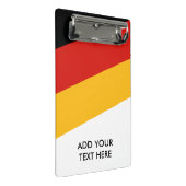 ドイツ国旗の色+アイディア ミニクリップボード (アングル)