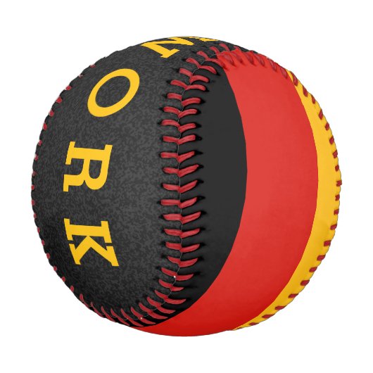 ドイツ国旗の色+アイディア 野球ボール (アングル)