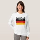 ドイツ国旗の色+アイディア Tシャツ (正面フル)