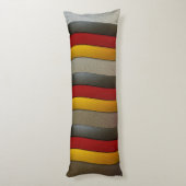 ドイツ国旗の色 – クロムバイシャーリーテイラー ボディピロー (裏面 (縦))