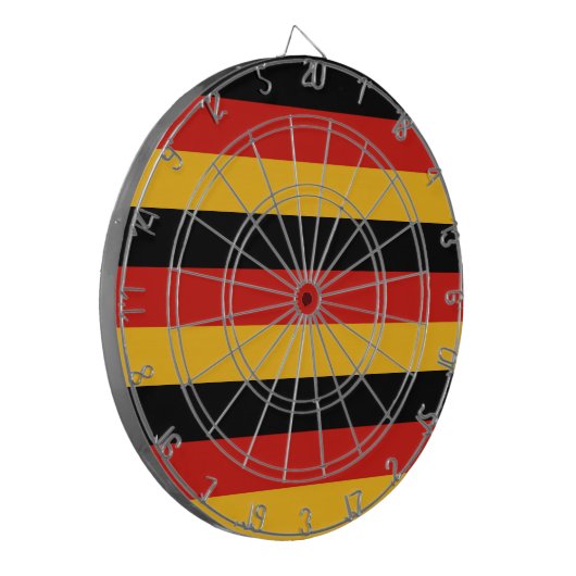 ドイツ国旗の色 ダーツボード (正面左)