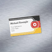 ドイツ国旗の色+テキストとアイディア マグネット名刺 (インサイチュ)