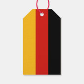 ドイツ国旗の色+テキスト ギフトタグ (裏面)