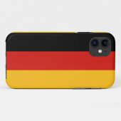 ドイツ国旗の色 Case-Mate iPhoneケース (裏面(横))