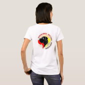 ドイツ国旗の色 Tシャツ (裏面フル)