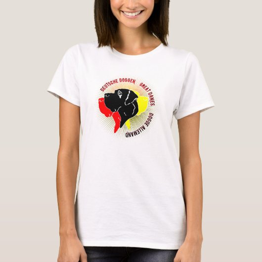 ドイツ国旗の色 Tシャツ (正面)
