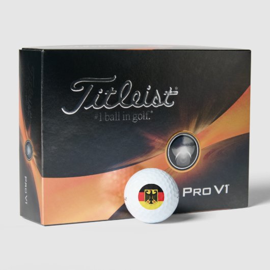 ドイツ国旗の象徴 ゴルフボール (パッケージング)