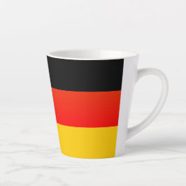 ドイツ国旗またはドイツの旗 カフェラテマグ