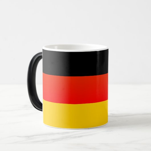 ドイツ国旗またはドイツ国旗 モーフィングマグカップ (正面左)