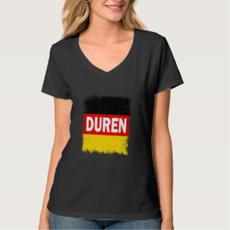 ドイツ国旗を持つデュレン・ドイツ Tシャツ