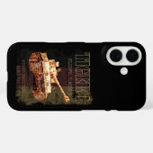 ドイツ国旗を持つドイツのTiger I重戦車WWII Case-Mate iPhoneケース (裏面 (横))