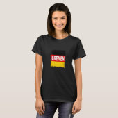 ドイツ国旗を持つブレーメン Tシャツ (正面フル)