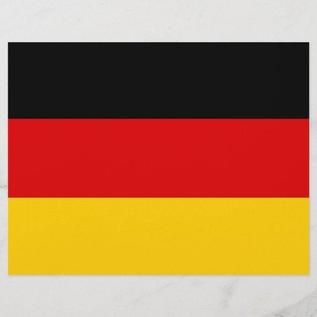 ドイツ国旗を持つレターヘッド (正面)
