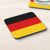 ドイツ国旗を持つ懸命プラスチックのコースター コースター (左側)