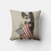 ドイツ国旗を持つ羊飼い クッション (正面)