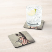 ドイツ国旗を持つ羊飼い コースター (右側)