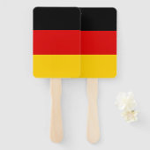 ドイツ国旗を掲げたハンドファンのセット ハンドファン (正面&裏面)