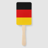 ドイツ国旗を掲げたハンドファンのセット ハンドファン (裏面)