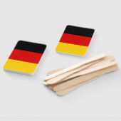 ドイツ国旗を掲げたハンドファンのセット ハンドファン (組立なし)