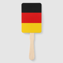 ドイツ国旗を掲げたハンドファンのセット ハンドファン