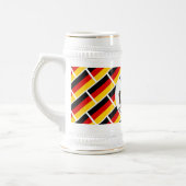 ドイツ国旗カスタムのドイツ素晴らし語 ビールジョッキ (左)