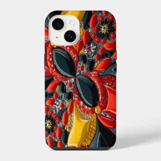 ドイツ国旗カラーのiPhone 14 Case-Mateケース iPhoneケース (裏面)