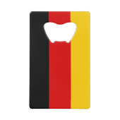 ドイツ国旗クレジットカードボトルオープナー クレジットカード栓抜き (正面)