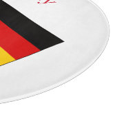 ドイツ国旗サンダーカーヴ カッティングボード (角)