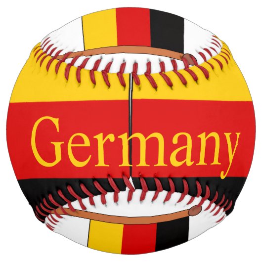 ドイツ国旗サンダーカーヴ ソフトボール (正面)